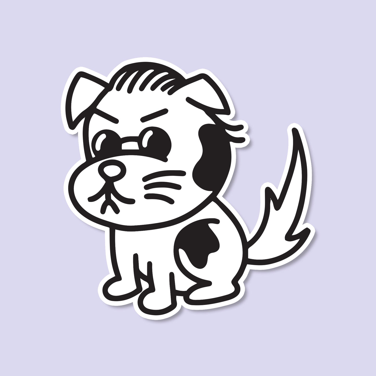 Line Dog Sticker