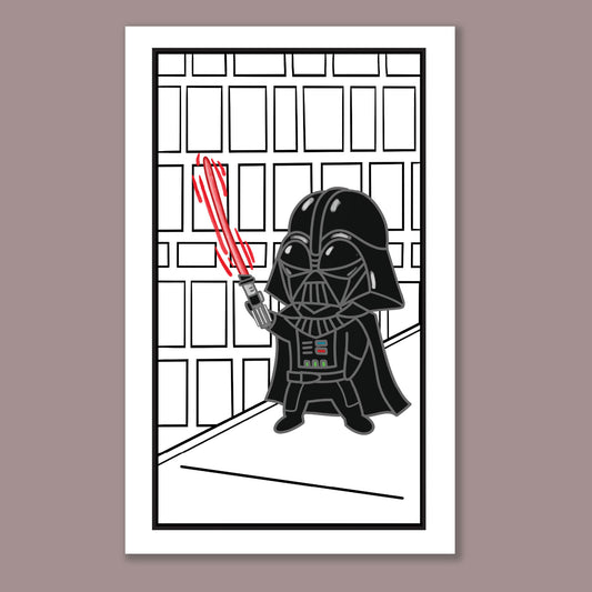 Line Vader Print