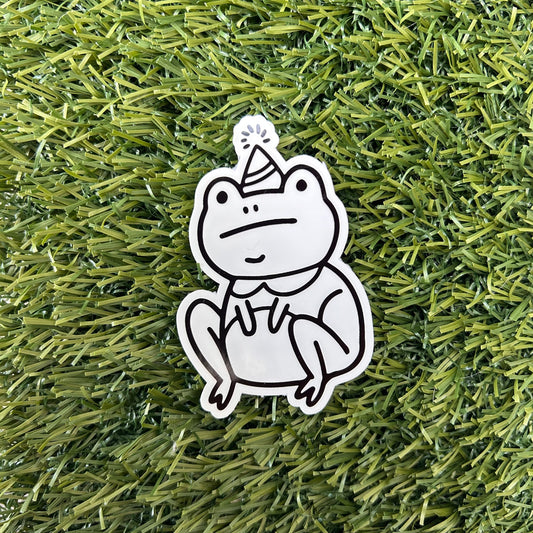 Line Frog Sticker