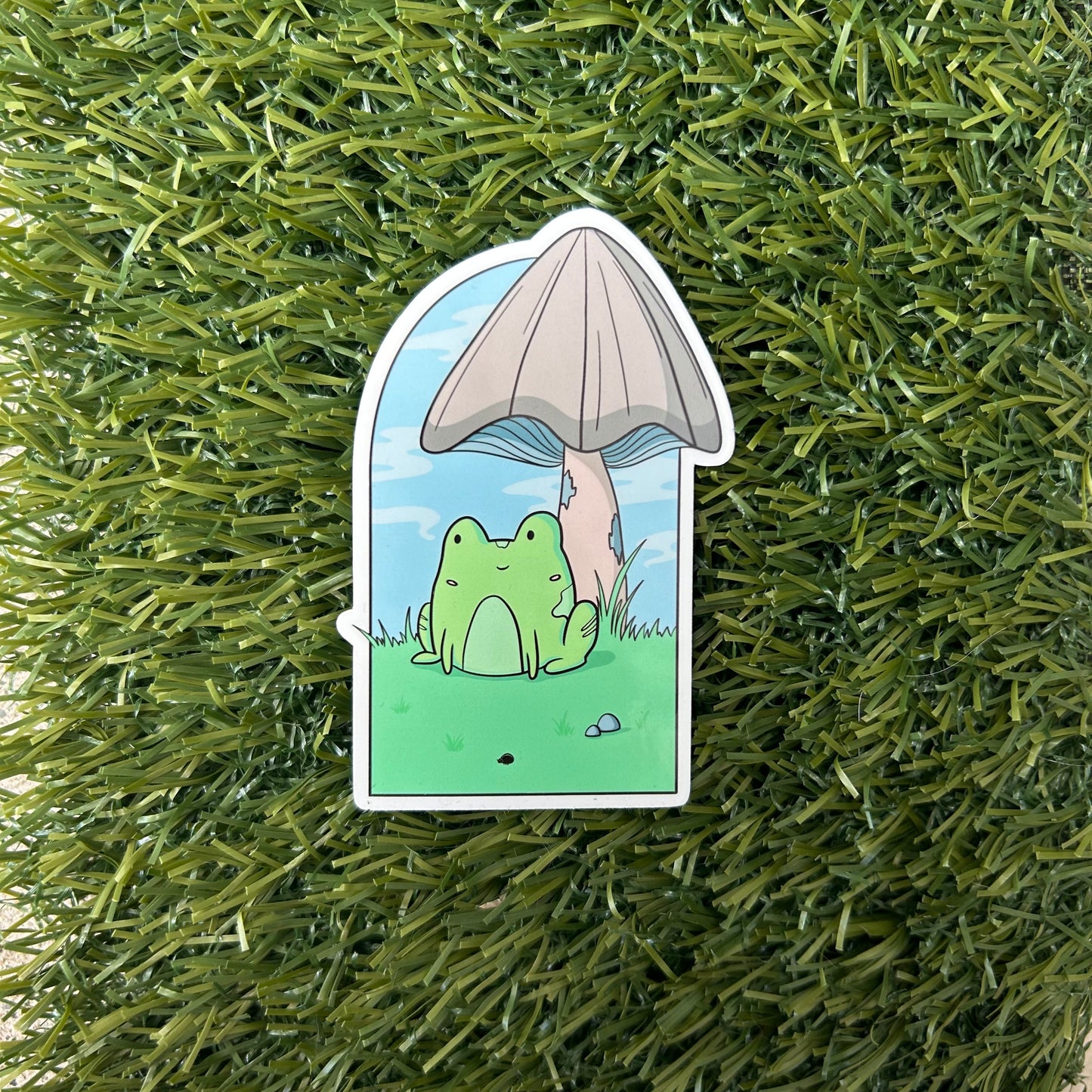 Froggy Day Sticker