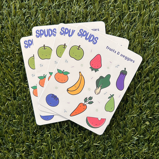 Fruits & Veggies Sticker Sheet