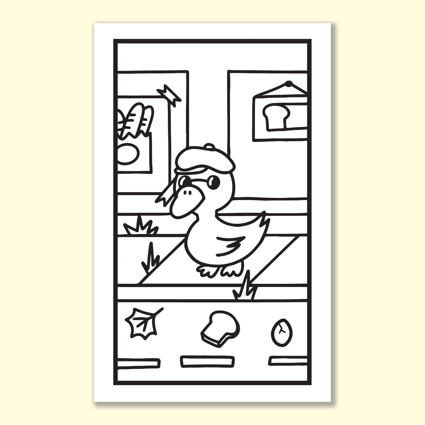 Duck in the City Print